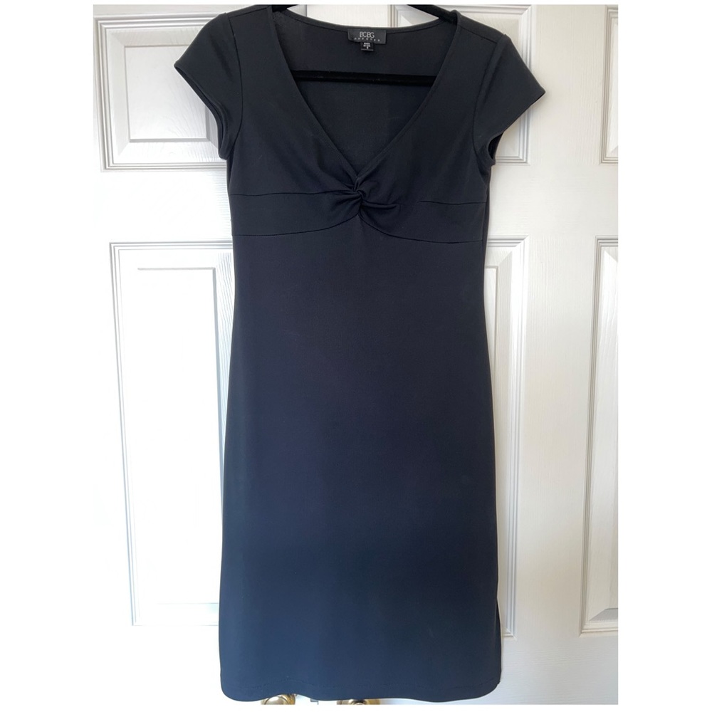 BCBG DRESS size small has sexy slit on both sides